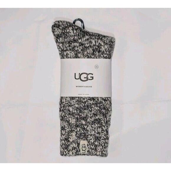 3 PAIRS Women's UGG RIB KNIT SLOUCHY Crew Socks Size 5-10 - Picture 6 of 7